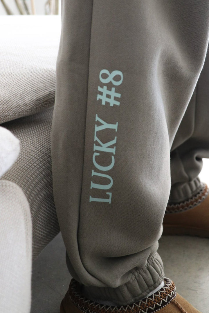 Lucky 8 Sweatpants - Stone Green