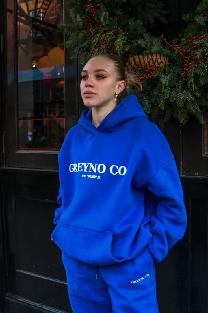 lucky 8 hoodie - Sapphire