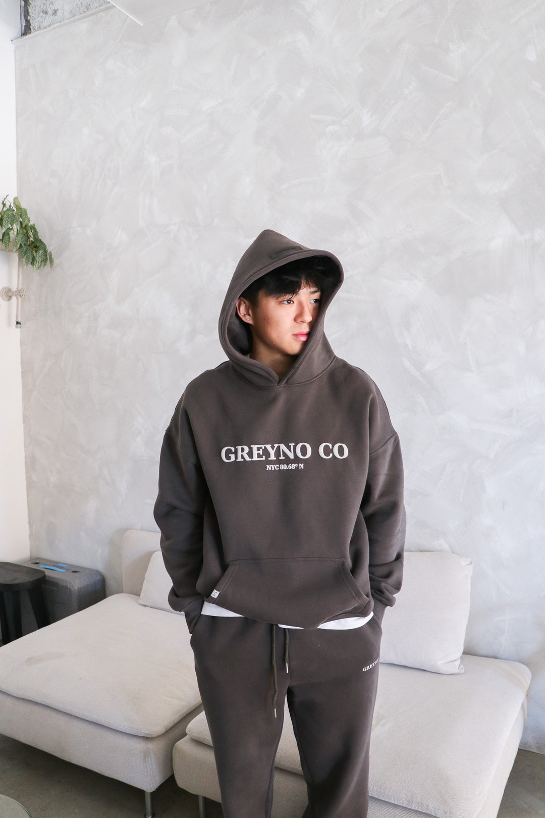 lucky 8 hoodie - Graphite