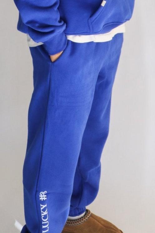 Lucky 8 Sweatpants - Sapphire