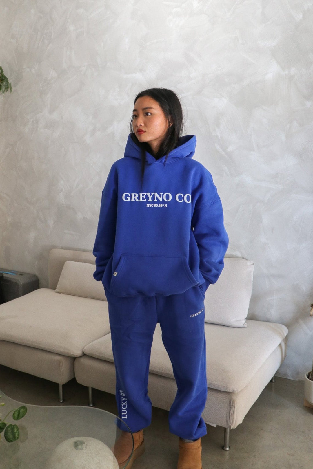 Lucky 8 Sweatpants - Sapphire